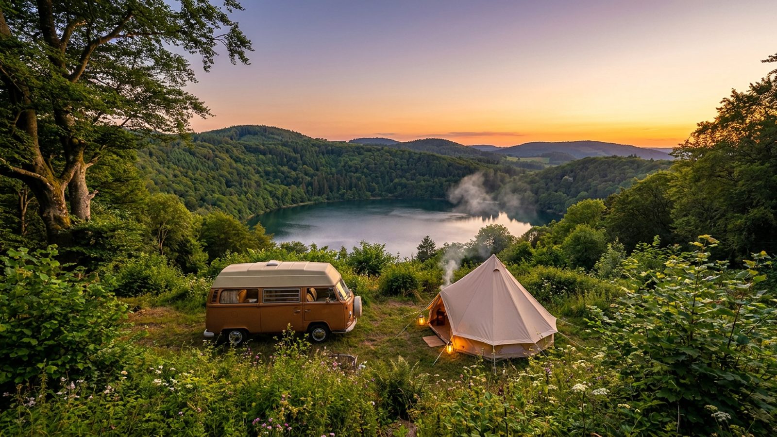De beste campings in de Eifel (Duitsland) volgens reviews