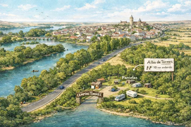 Área de autocaravana Piscina Natural Río Tormes