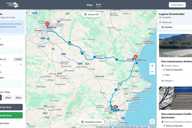 Aparcamiento de Autocaravanas de El Sotillo