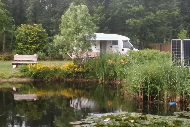 Camperplaats op het eind