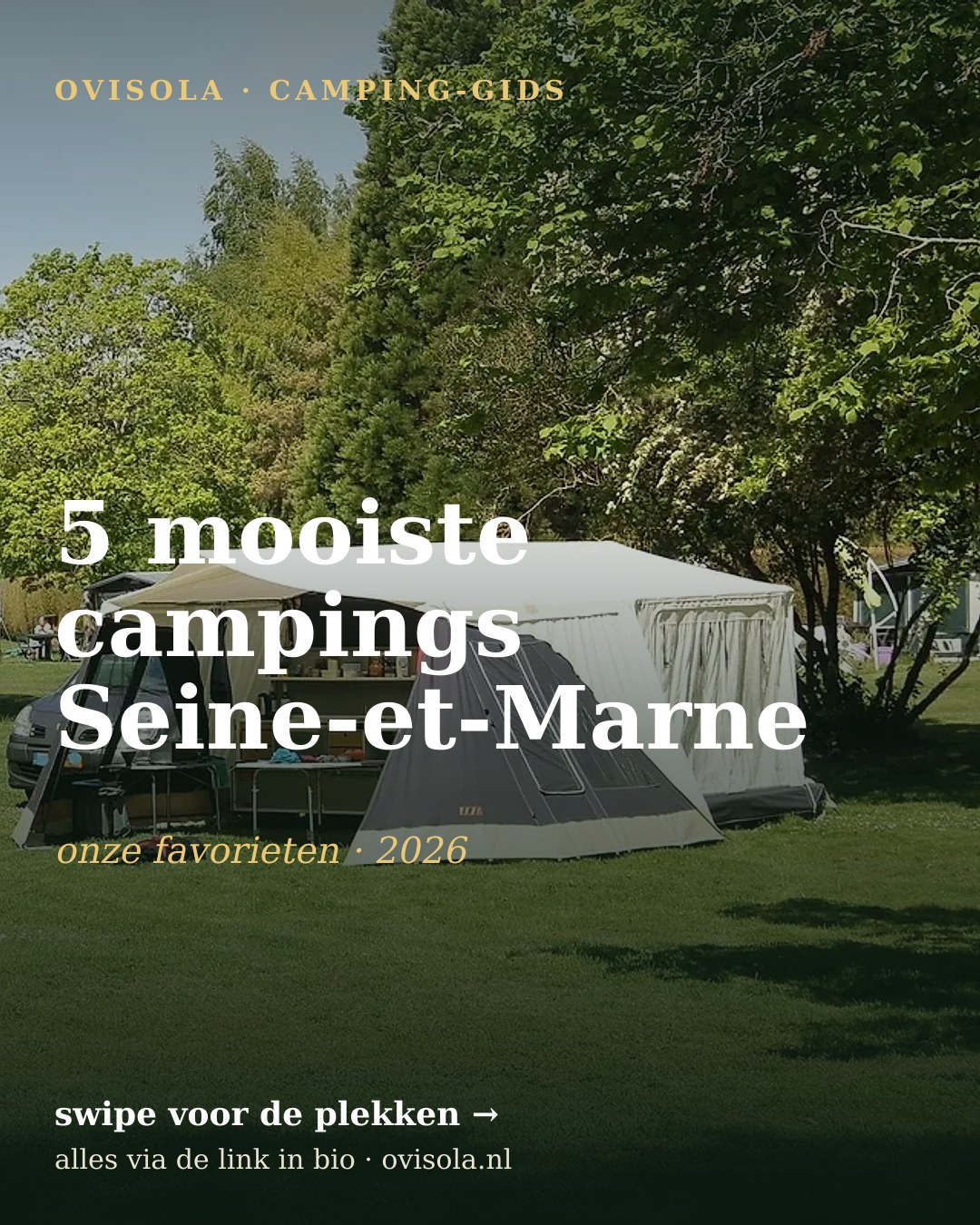5 mooiste campings Seine-et-Marne