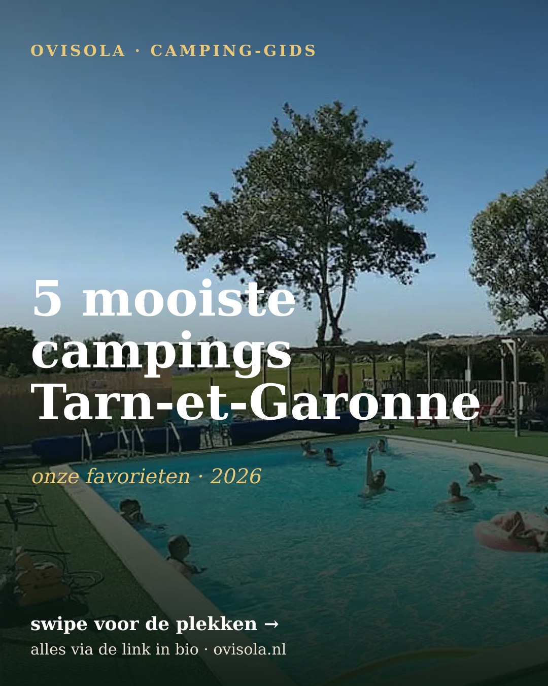 5 mooiste campings Tarn-et-Garonne