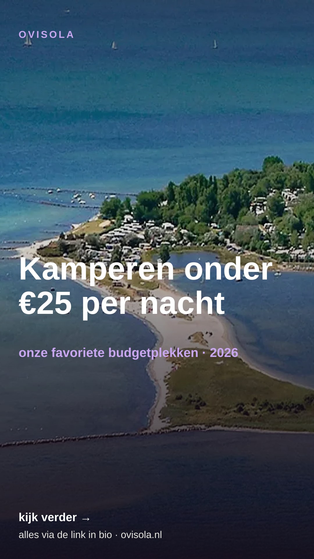 Kamperen onder €25 per nacht 💶