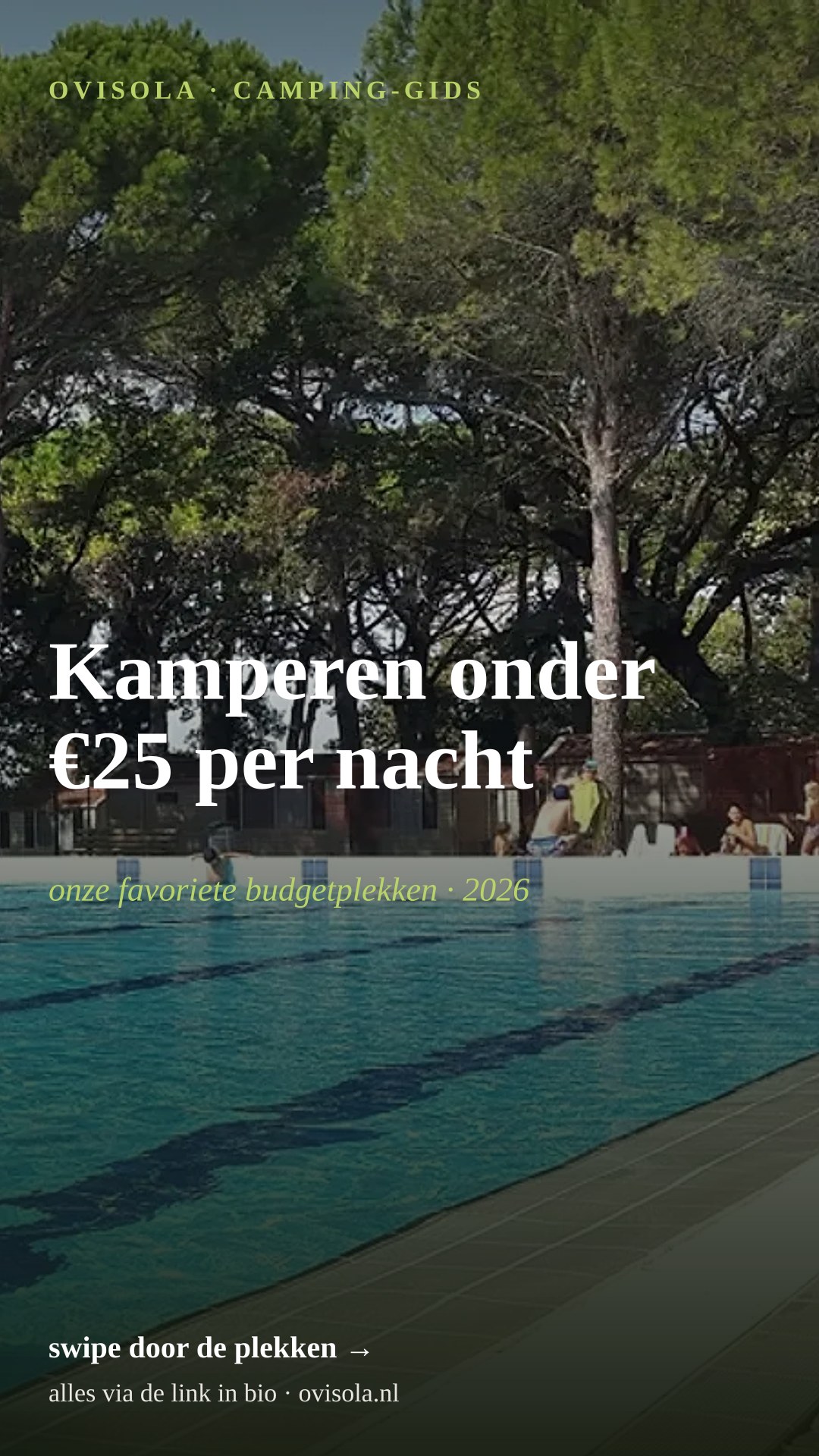 Kamperen onder €25 per nacht 💶