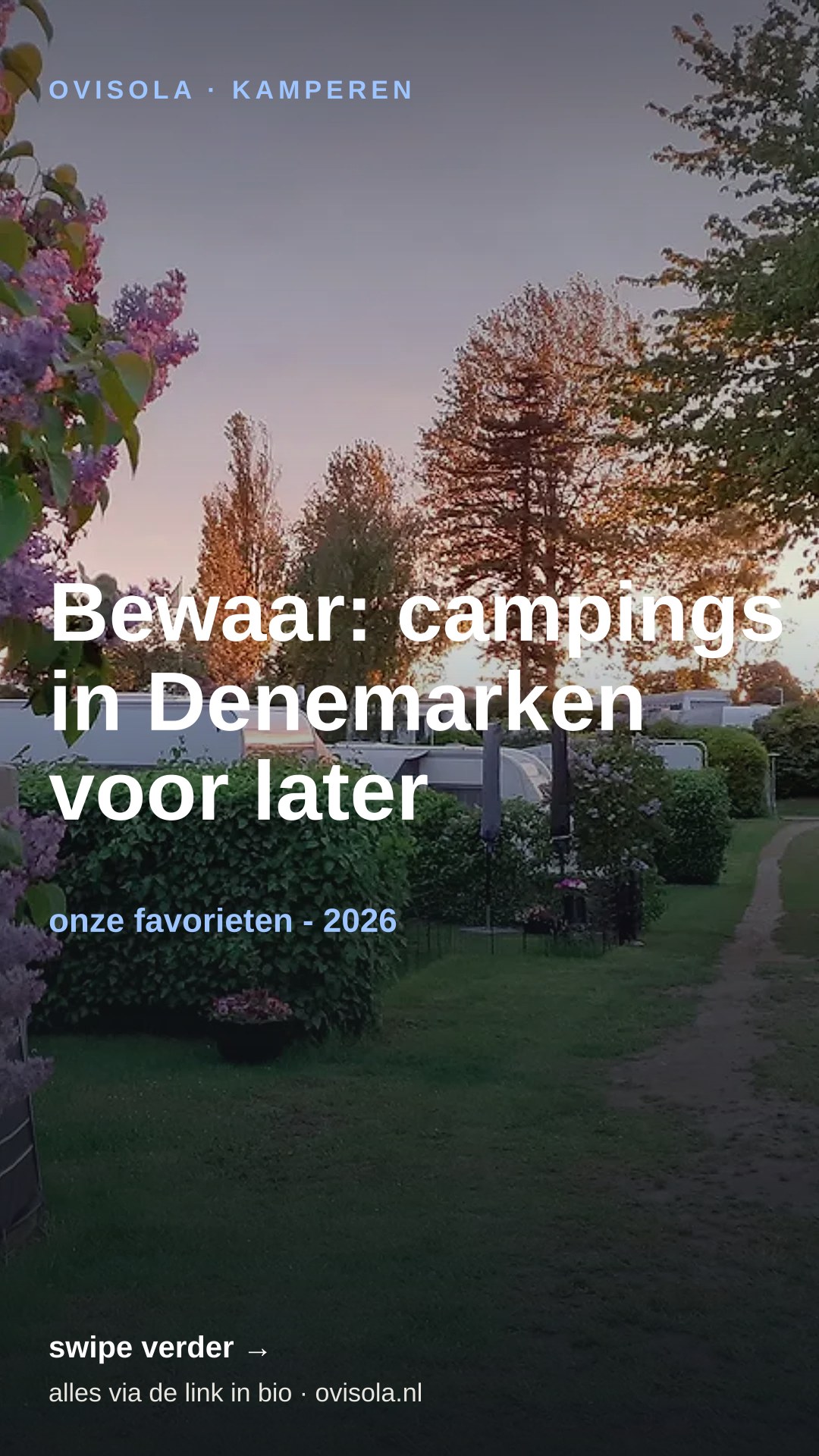 Bewaar: campings in Denemarken voor later 💾