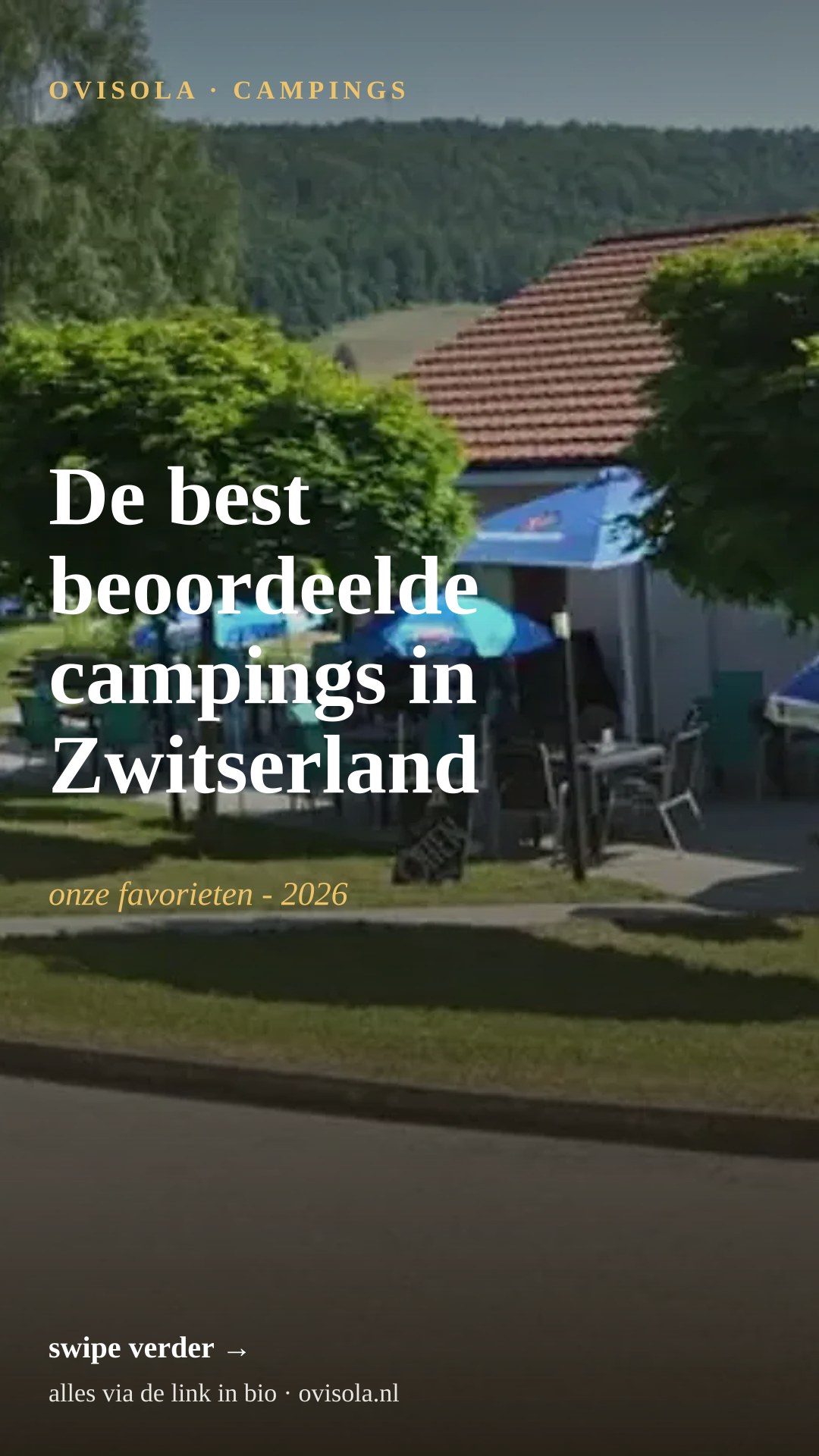 De best beoordeelde campings in Zwitserland