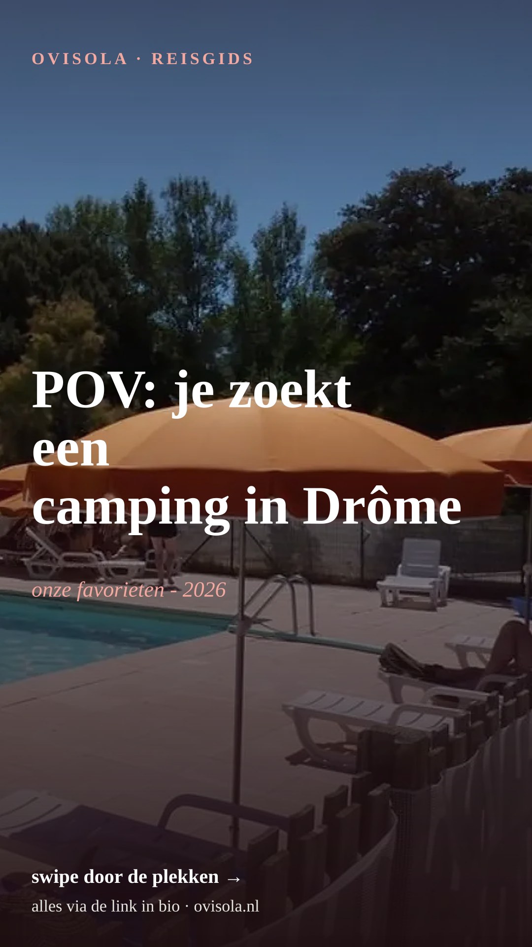 POV: je zoekt een camping in Drôme