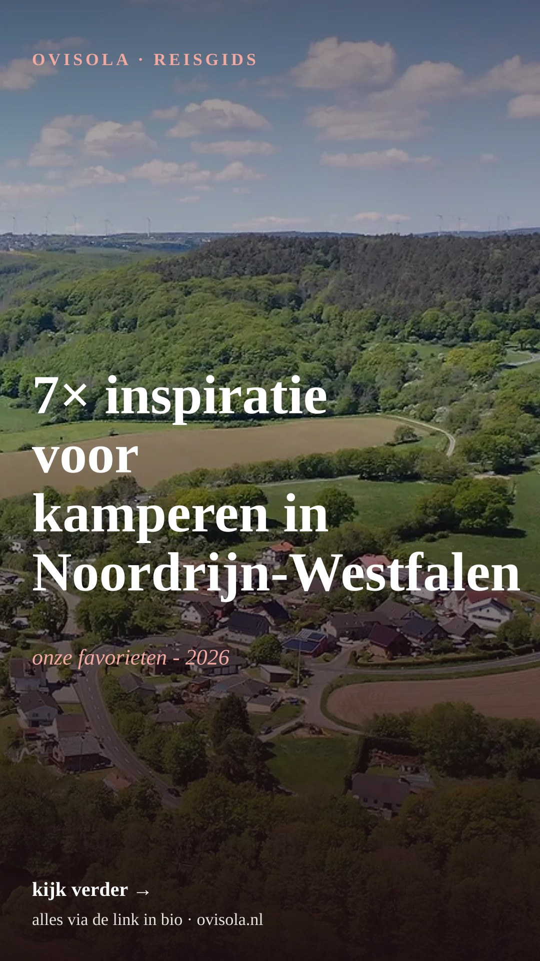 7× inspiratie voor kamperen in Noordrijn-Westfalen