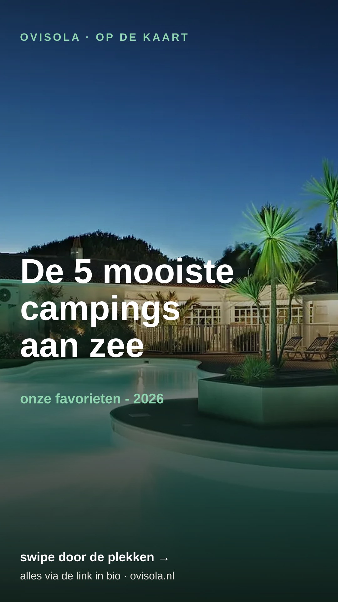 De 5 mooiste campings aan zee